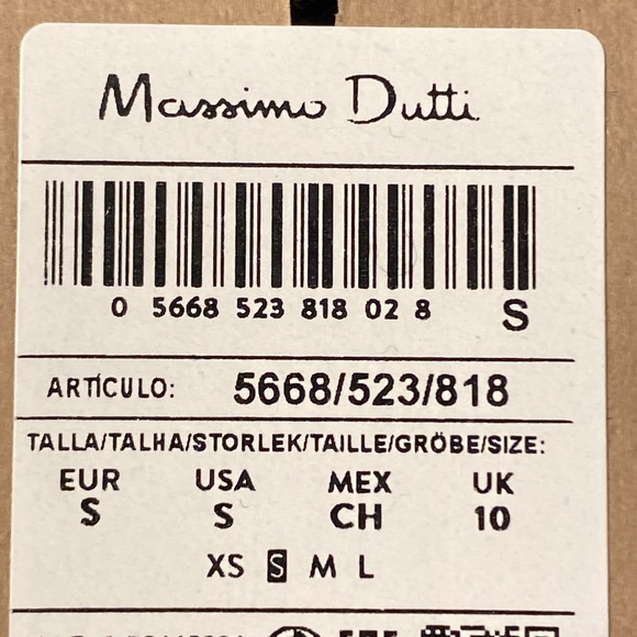 NWT. Massimo Dutti Lead (black/gray) Wool Blend Bouclé Knit Cardigan. Size S, M. - Picture 11 of 14